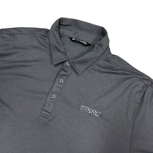 Travis Mathew‎ Polo Shirt Men's XXL Gray Golf Performance Preppy Casual